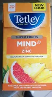 Tetley super fruits mind with zinc