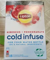 Cold infuse hibiscus pomegranate