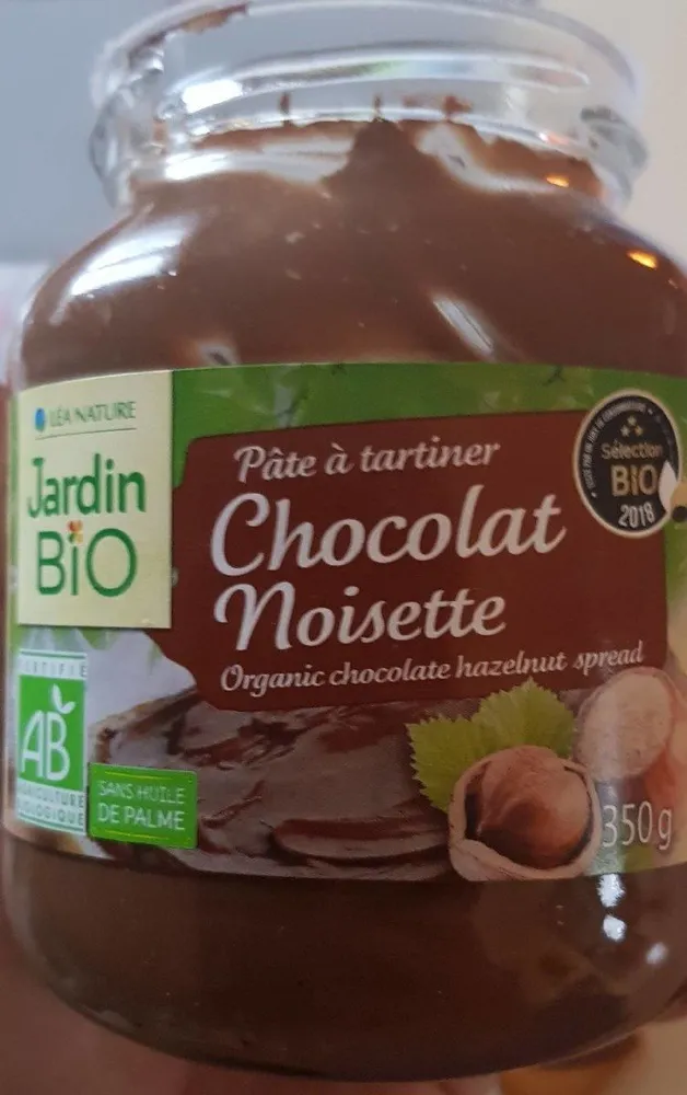 Pate à tartiner chocolat noisettes