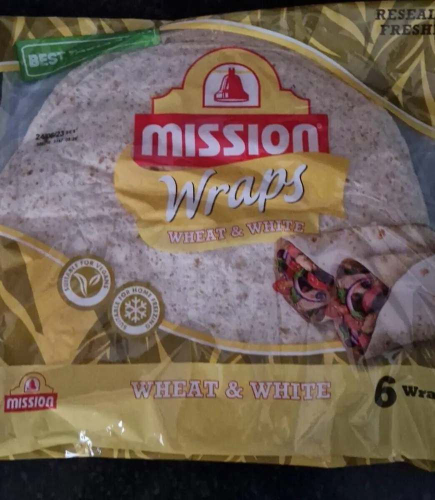 Mission wraps wheat and white