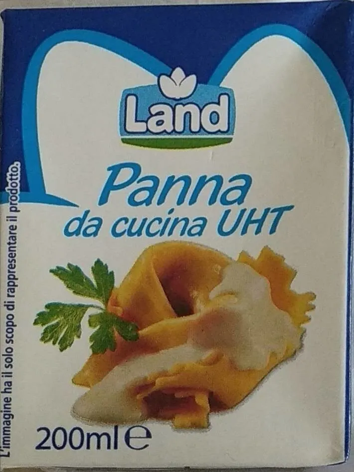Panna da cucina UHT