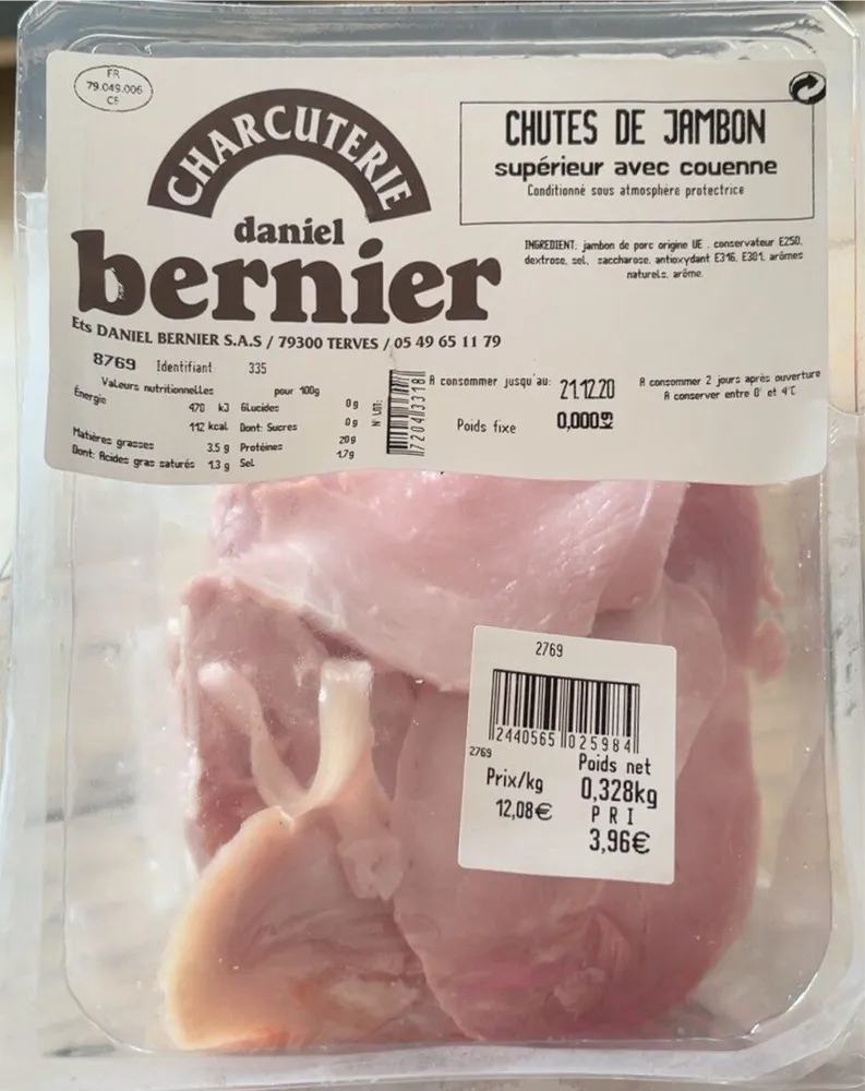 Chutes de jambon