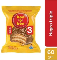 Alfajor Bon o Bon. triple de leche