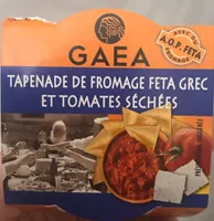 Tapenade de fromage feta grec et tomates sechees