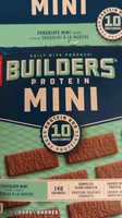 Mini chocolate mint protein bar