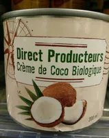 Crème de coco biologique
