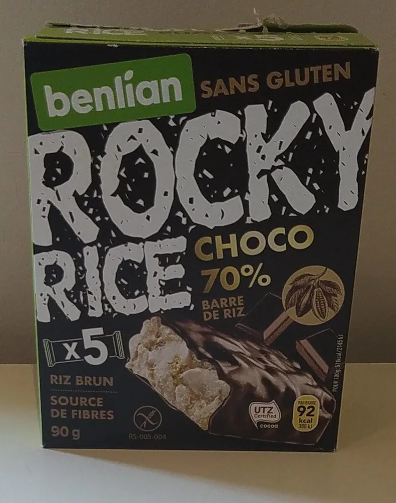 Rocky rice choco 70