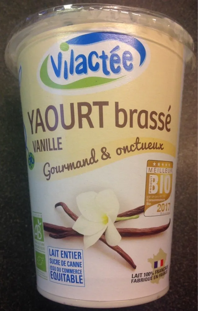 Yaourt brassé à la vanille
