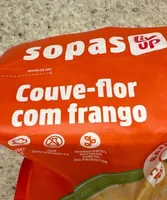 Sopa couve flor com frango