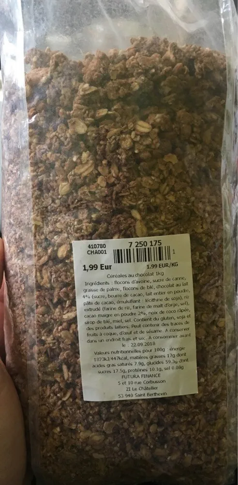 Cereales au chocolat