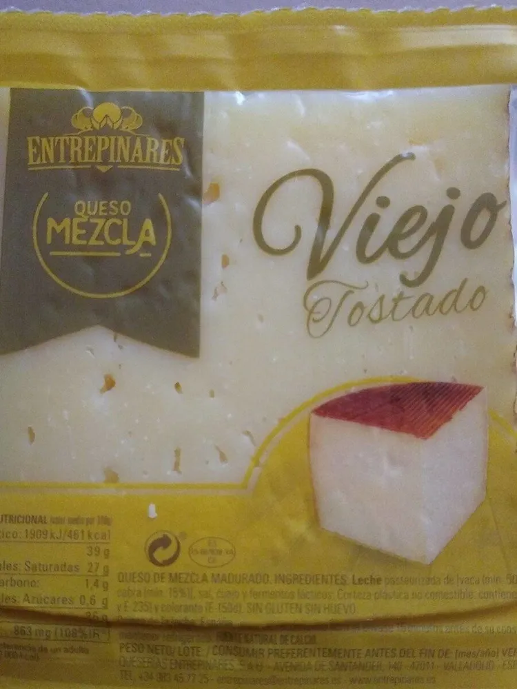 Queso viejo tostado