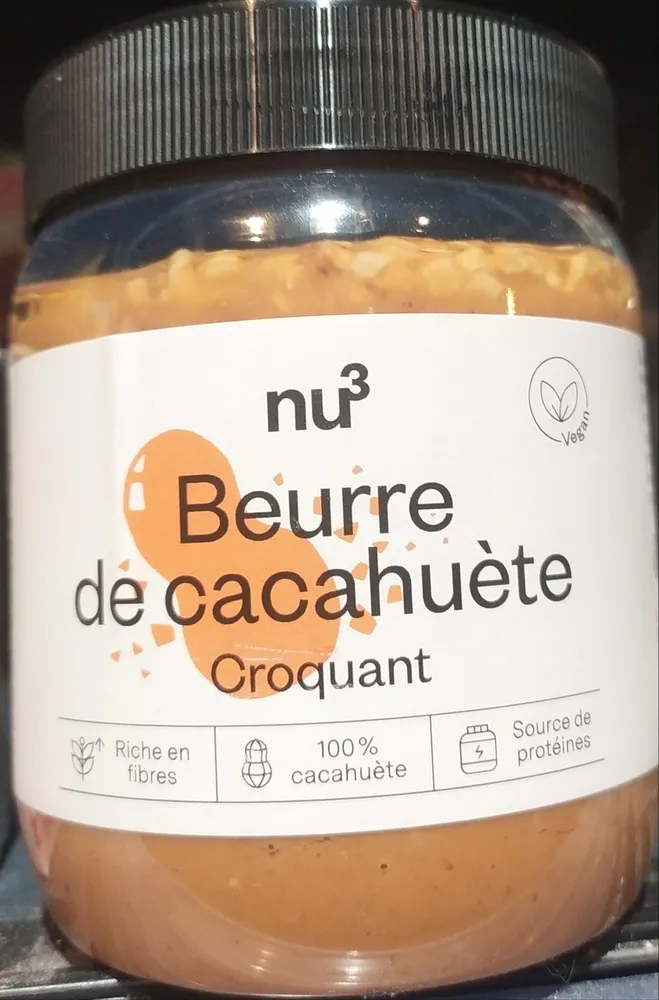 Beurre de cacahuète croquant