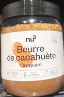 Beurre de cacahuète croquant