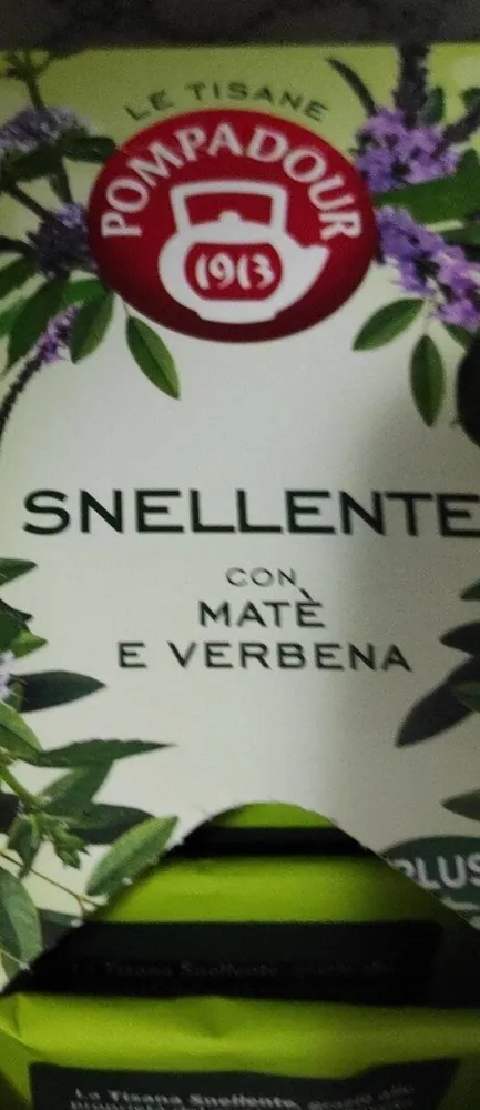 Tisana pompadour snellente mate e verbena