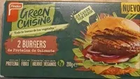 2 burgers de proteina de guisante