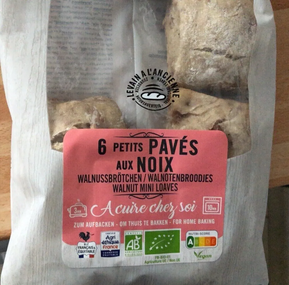 Petits pavés aux noix