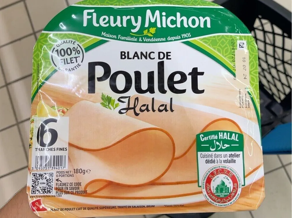 Blanc de poulet halal