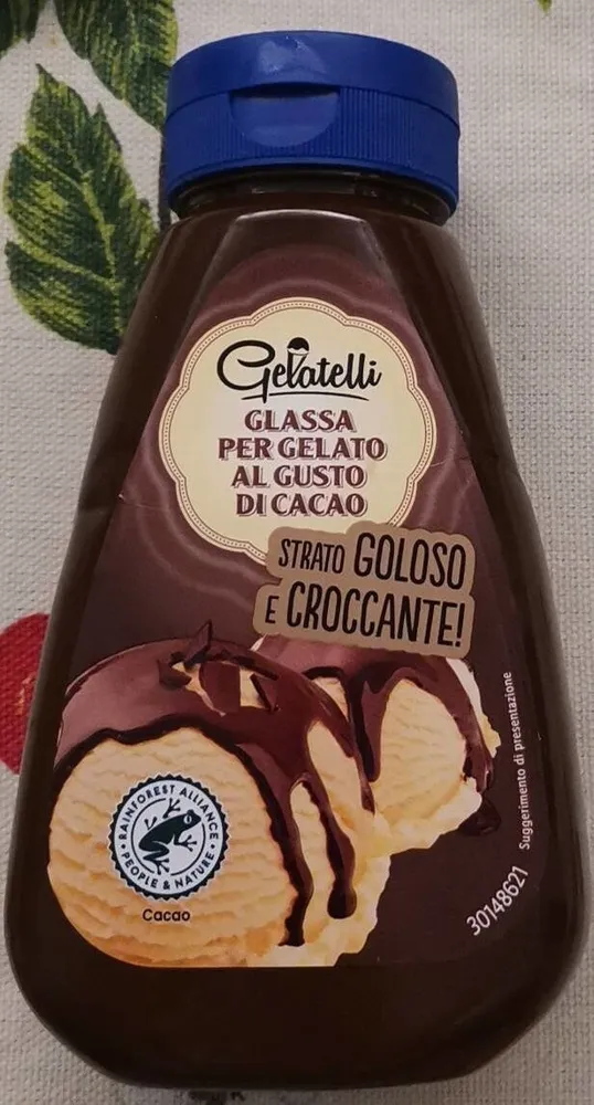 Glassa per gelato gusto cacao