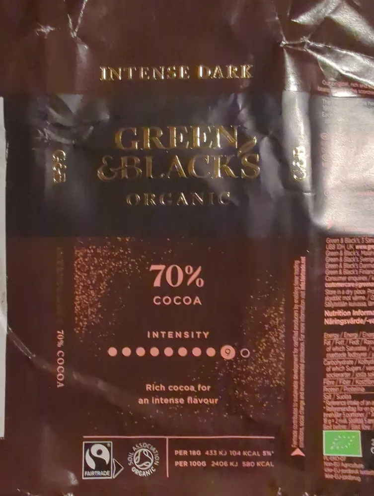 Organic 70% cocoa