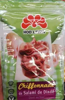 Chiffonnade de Salami de Dinde