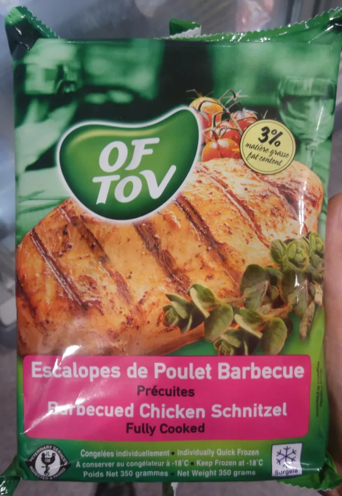 Escalopes de Poulet Barbecue