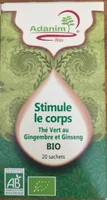 Thé vert au gingembre et ginseng