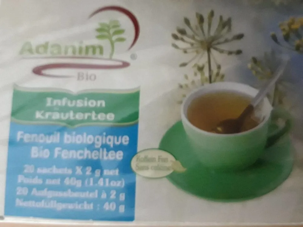 Infusion fenouil biologique