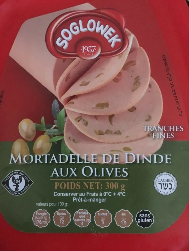 Mortadelle de dinde aux olives