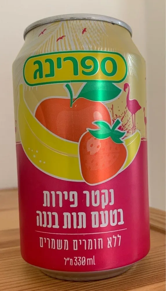 ספרינג תות בננה פחית