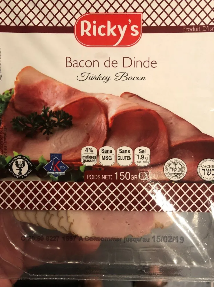 Bacon de dinde