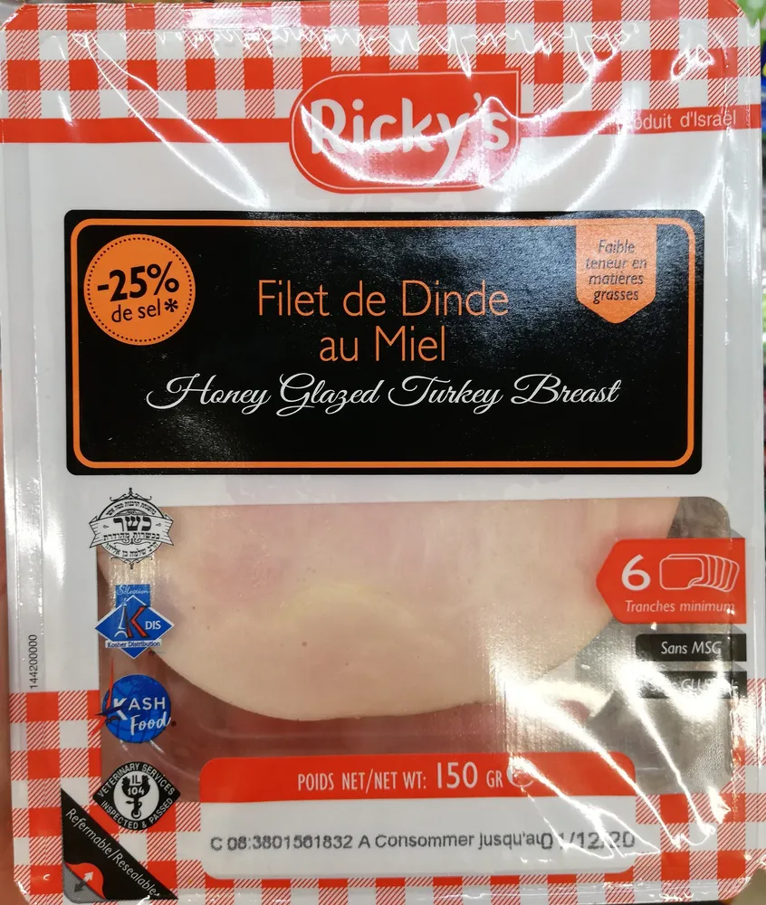 Filet de finde glace adouci au miel