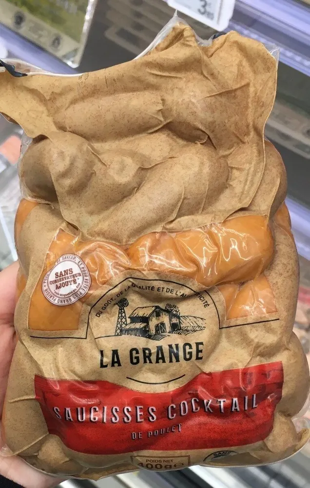 Saucisse cocktail de poulet