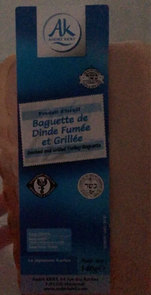 Baguette de Dinde Fumée et grillée