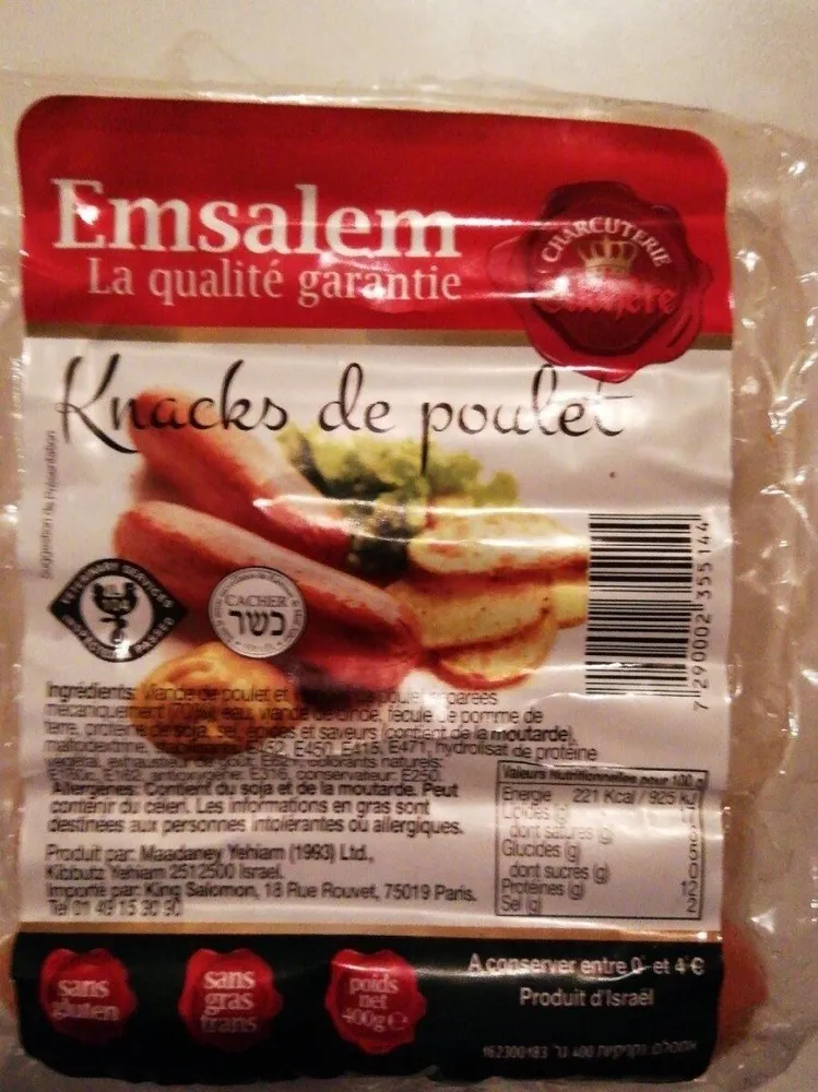 knacks de poulet