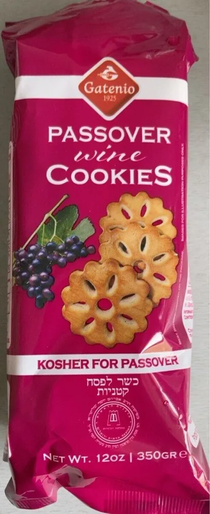 Passover wine cookies