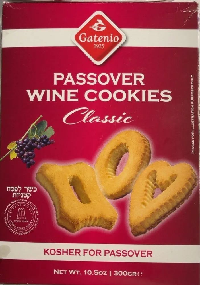 Passover wine cookies