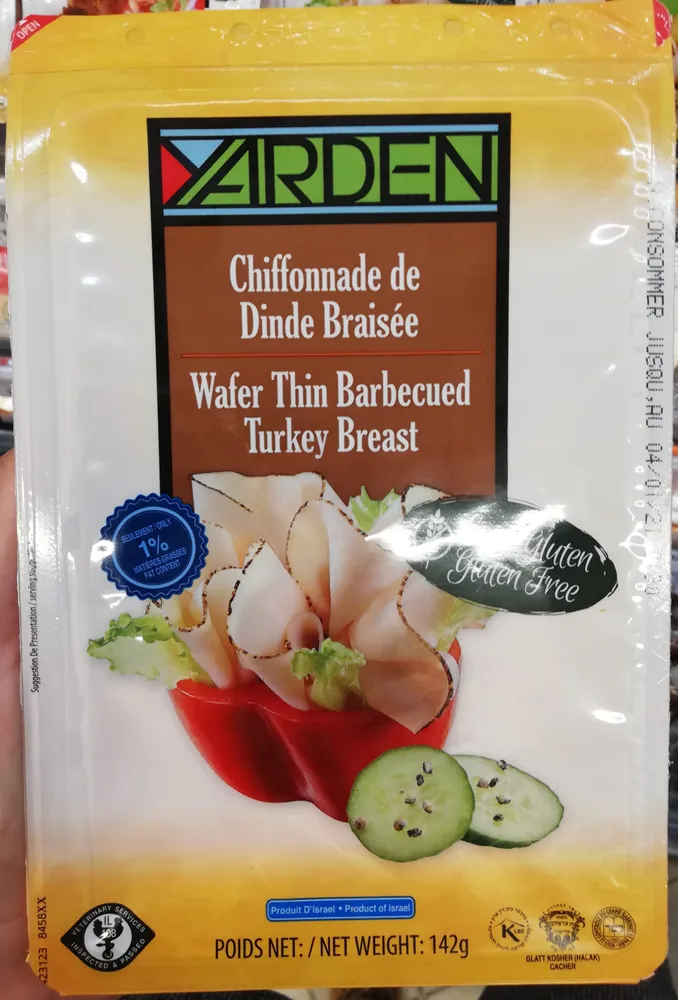 Chiffonnade de dinde braisée