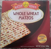 Whole Wheat Matzos