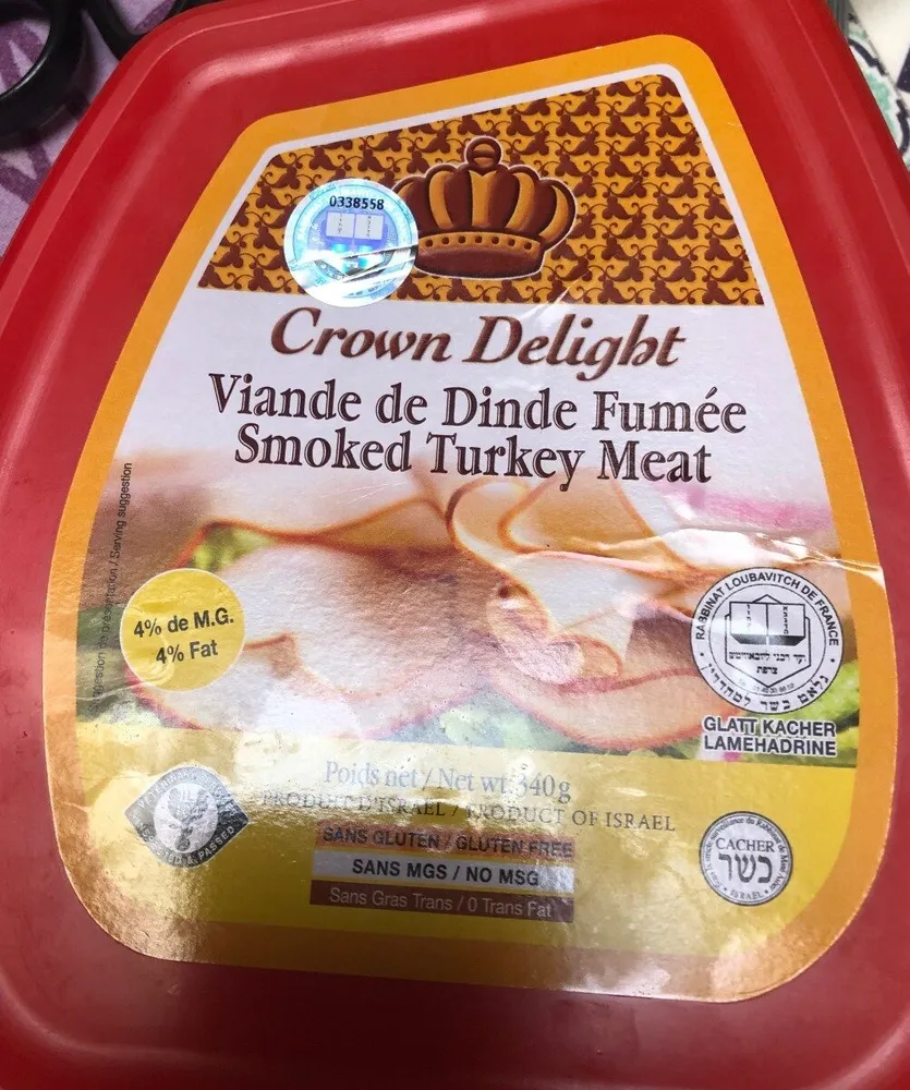 Viande de dinde fumee