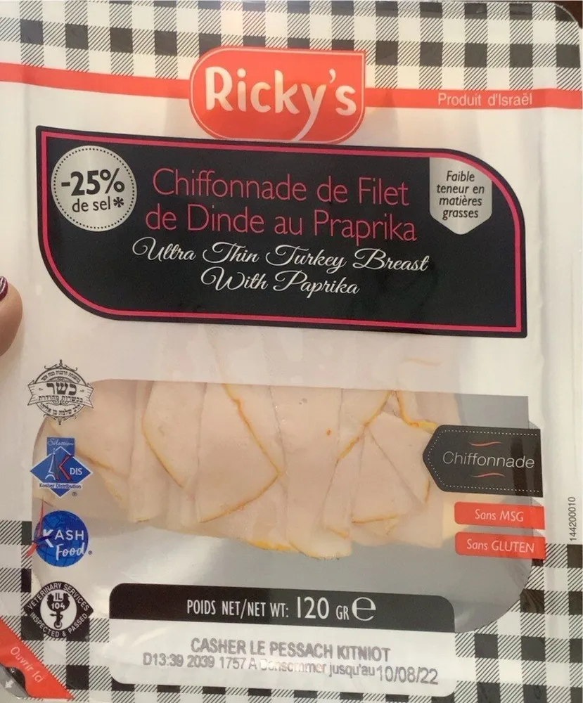Chiffonnade Dinde Paprika