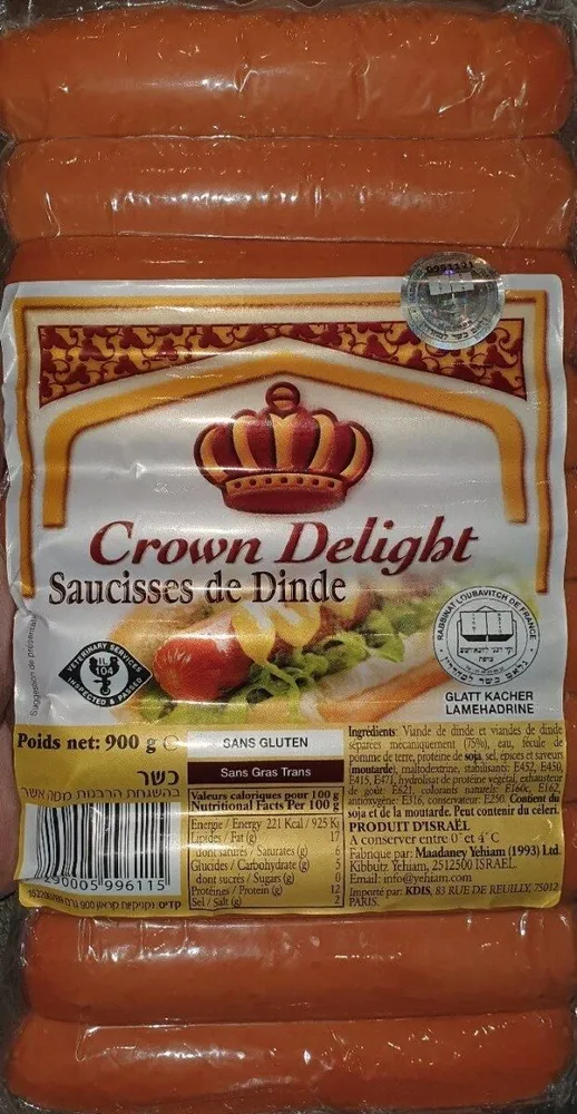 Crown Delight saucisse de dinde