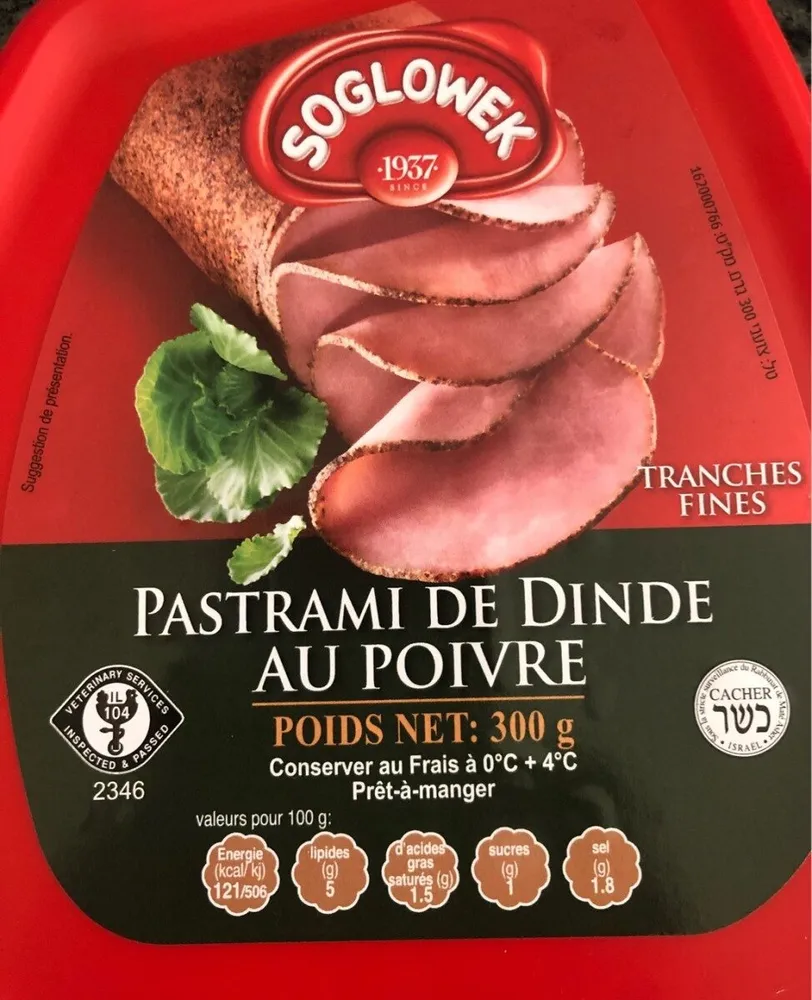 Pastrali de dinde au poivre
