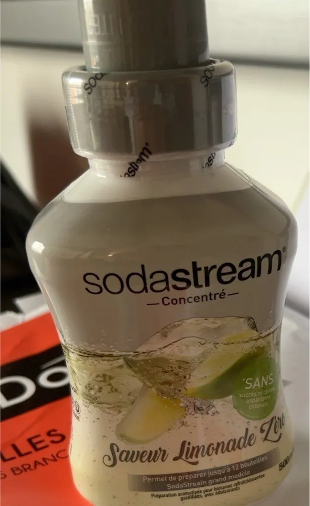 Sodastream saveur Limonade Zéro