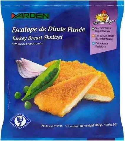 Turkey Breast Shnitzel with Crispy Breadcrumbs