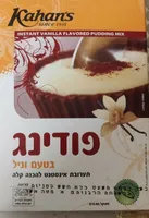 Instant Vanilla flavored pudding mix