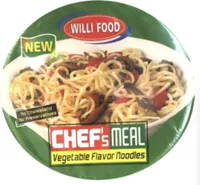 Vegetable flavour noodles