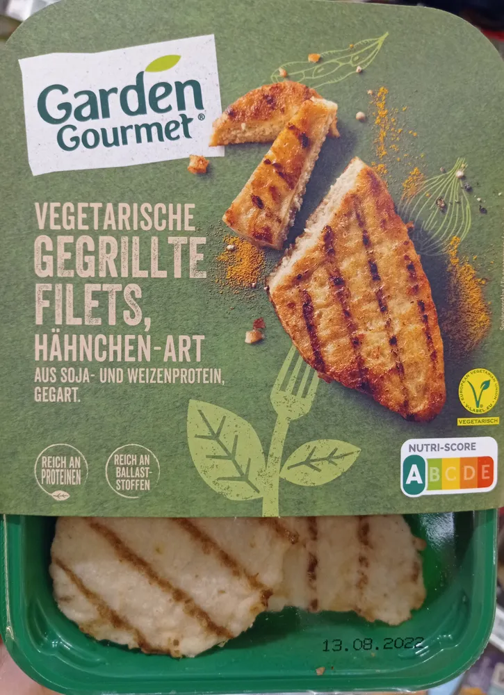 vegetarisch gegrillte Filets