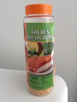 Golden bread crumbs