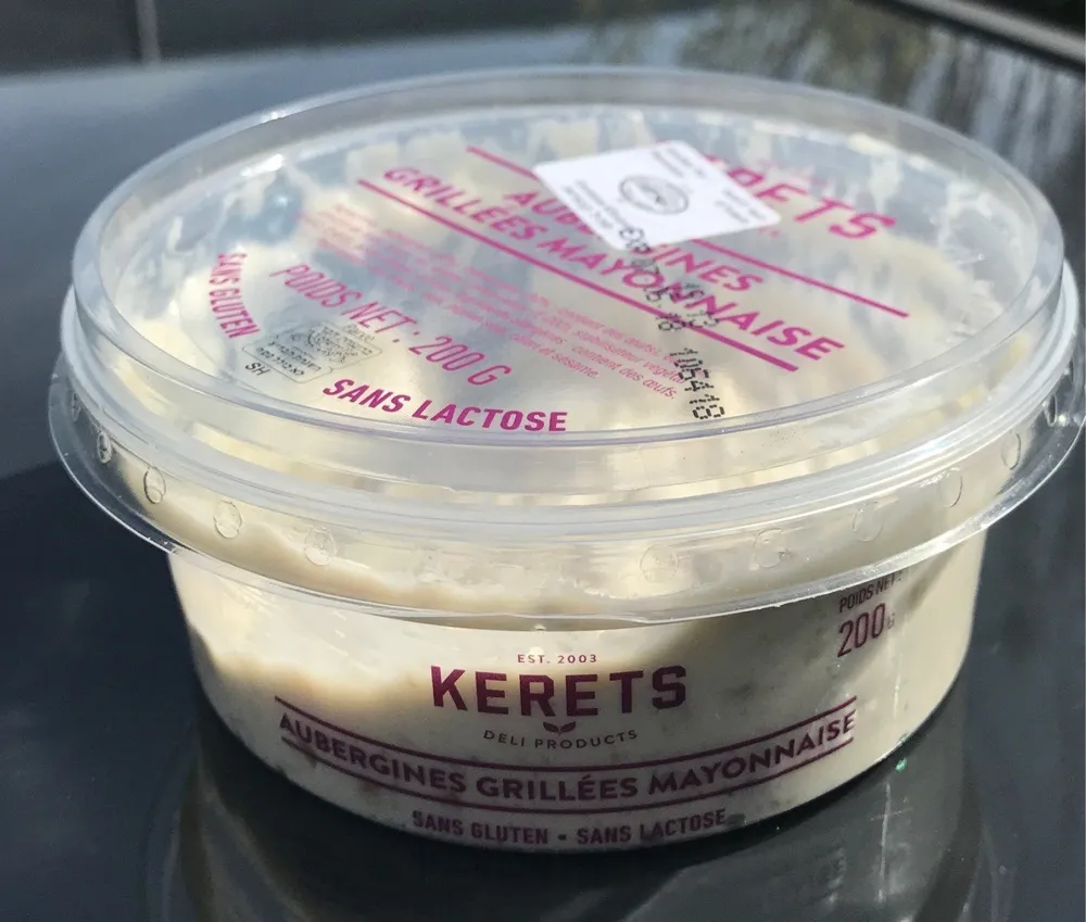 Aubergines grillées mayonnaise