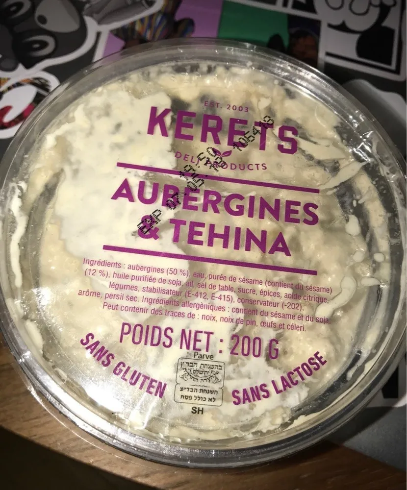 Aubergines & Tehina